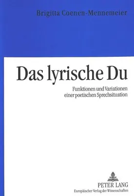 Zdjęcie produktu dla Coenen-Mennemeier, B: Das lyrische Du