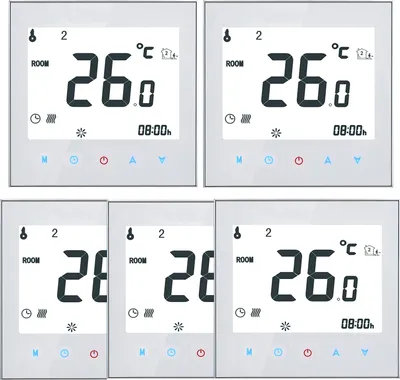 Produktbild von 5X 16A LCD Raumthermostat thermostat Elektroheizung Fußbodenheizung Programmierbares wöchentliche Raumtemperaturregler【GB-16A für elektrische Heizung】