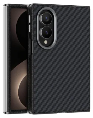 Productafbeelding van Beschermhoes van PC en TPU voor de Samsung Galaxy Z Fold8 5G, met carbonlook en bescherming voor de camera
