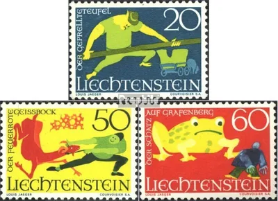 Produktbild von Briefmarken Liechtenstein 1969 Mi 518-520 (kompl.Ausg.) postfrisch Sagen