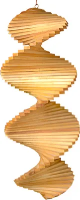 Produktbild von Windspiel Spirale aus Holz, Grösse:ca. 40 cm