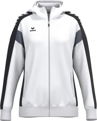 Produktbild von Erima Celebrate 125 Trainingsjacke mit Kapuze Weiß/Schwarz