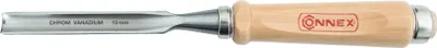 Produktbild von CONNEX Hohlbeitel mit Ulmer Heft aus Weißbuche und Chrom-Vanadium-Klinge mit Außenwate, Breite 13 mm, COX861113