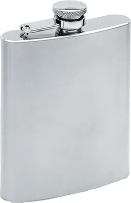 Produktbild von MidOcean - Flachmann "Slimmy Flask", 200ml MO369 (Einheitsgröße) (Matt Silber)