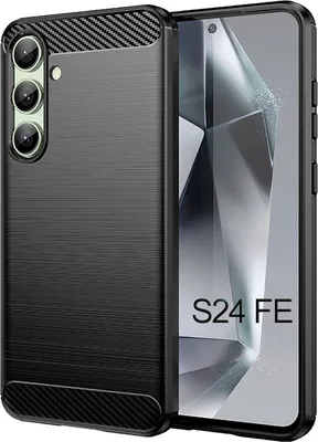 Produktbild von Carbon Hülle für Samsung Galaxy S24 FE – Robuste Handyhülle im Carbon Look