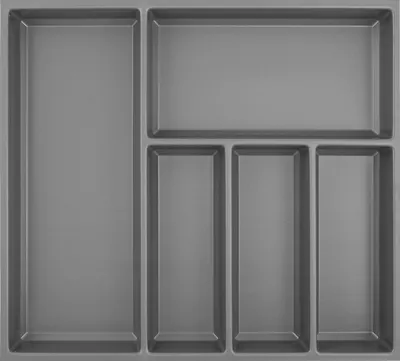 Produktbild von Agoform Besteck Organizer Sky Besteckeinsatz 520x53x473 Kunststoff schiefergrau