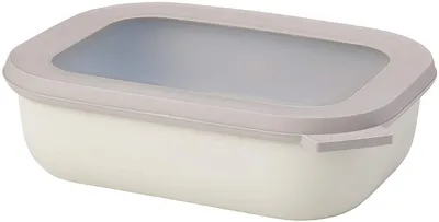 Image de Mepal 2 Stück multischüssel cirqula rechteckig 1000 ml - nordic white 106255032500