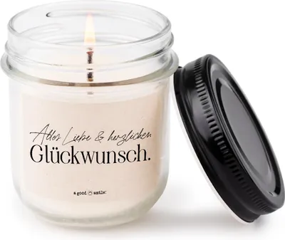Produktbild von a good smile Kerze im Glas ALLES LIEBE | 7x8cm