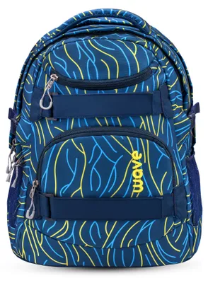 Produktbild von Wave Wave Infinity Schulrucksack - Yellow Lines