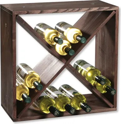 Produktbild von Weinregal KESPER Weinflaschen-Regal aus -er Kiefer – 50x50x25 cm – für bis zu 24 Flaschen – erweiterbares Weinsystem – Modell 69241