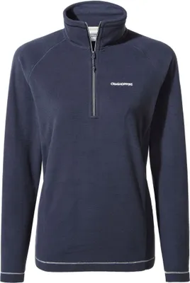 Produktbild von Craghoppers - "Miska VI" Fleece, mit halbem Reißverschluss für Damen CG1647 (46 DE) (Marineblau)