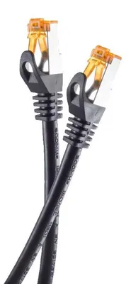 Produktbild von Helos 205592, 75 m, Cat6a, S/FTP (S-STP), RJ-45, RJ-45, Schwarz