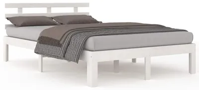 Obrázek produktu pro vidaXL Postel z masivu bílá 120x190 cm
