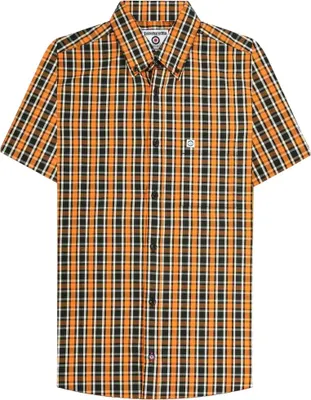 Produktbild von Lambretta - Hemd für Herren/Damen Uni LB402 (M) (Schwarz/Weiß/Orange)