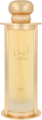 A close-up studio shot of a perfume bottle.