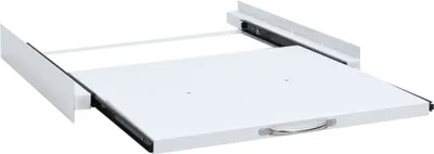 Image de vidaXL Cadre de montage intermédiaire pour machines à laver avec étagère extensible