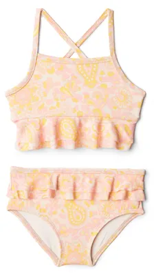 Produktbild von A. Essentials x Sofia Grainge Baby - Mädchen Zweiteiliger Badeanzug mit gekreuzt