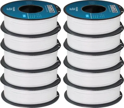 Zdjęcie produktu dla Geeetech PLA Filament do drukarek 3D 1,75 mm 10 kg Wysoka precyzja Uniwersalny do drukarek 3D FDM Stabilny wymiarowo Bez pęcherzyków powietrza, biały