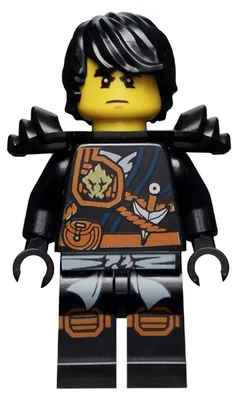 Imagen del producto de LEGO Minifigura Cole - Rodilleras, armadura, pelo – Ninjago (njo0250) – Nuevo