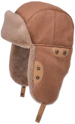 Produktbild von Winterdichte Wollmütze, koffiefarben, oorkap, winddicht, warm