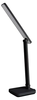 Zdjęcie produktu dla Lampa stołowa LED, ściemniana, USB, czarna, CCT, wys. 38 cm