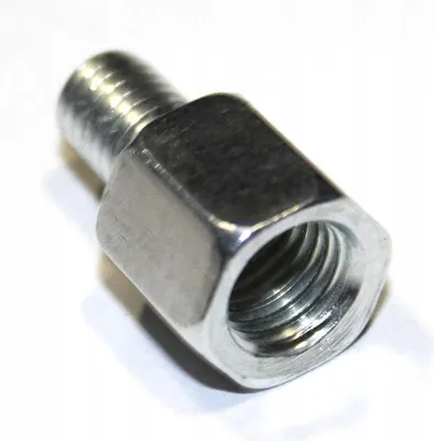 Image de Adaptateur Miroir M8 vers M10 Droit pour Moto Quad Scooter Amparts