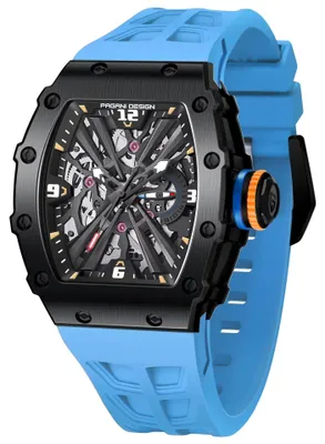 Produktbild von Herrenuhr Pagani Design NULL EX, Schwarz / Blau