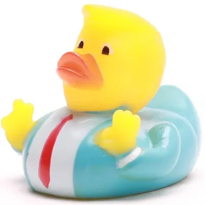 Produktbild von Badeente Mini Trump Vinyl 5 cm