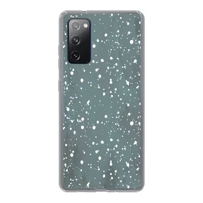 Produktbild von MuchoWow® Handyhülle Schutzhülle Hülle für Samsung Galaxy S20 FE Polka dots - Grün - Weiß Silikon Softcase Handy Hülle - Abdeckung