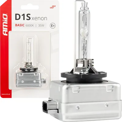 Produktbild von Xenon D1S Brenner 35W 6000K BASIC von AMIO im Blister - hochwertig und zuverlässig