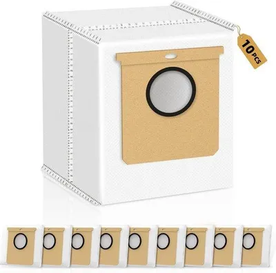 Produktbild von Famanu Staubsaugerbeutel für Eufy Clean L60 SES - 10er Pack - 25L Absaugstation - Hohe Kapazität