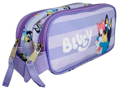 Immagine prodotto di Custodia per penne Bluey a forma di cucciolo, con 2 scomparti, 23 cm
