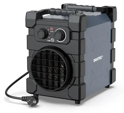 Produktbild von Elektrischer Heizlüfter – 3000 W – Schwarz – Tragbar