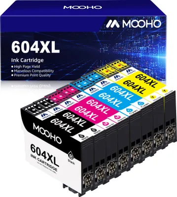 Produktbild von 8er-Pack 604 XL 604XL Patronen Kompatible für Epson XP 2205 XP 3200 XP 4200 XP 3205 XP 4205 Workforce WF 2930 WF 2935 WF 2910