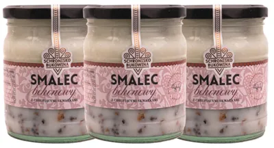 Image de Saindoux au bacon avec des craquelins croustillants 370 g - Schronisko Bukowina-3x