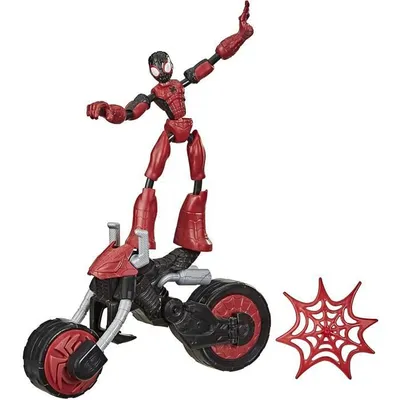 Immagine prodotto di Hasbro F02365L0 Hasbro Marvel F02365L0 Spider Man mit 2-in-1 Motorrad Figur