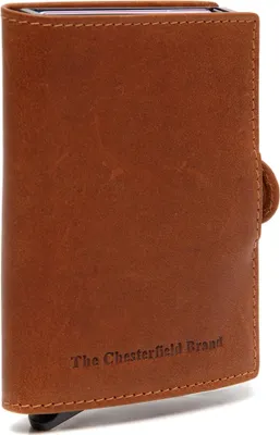 Produktbild von The Chesterfield Brand echt Leder Kreditkartenetui Geldbörse Lagos cognac