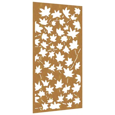 Produktbild von vidaXL Garten-Wanddeko 105x55 cm Cortenstahl Ahornblatt-Design
