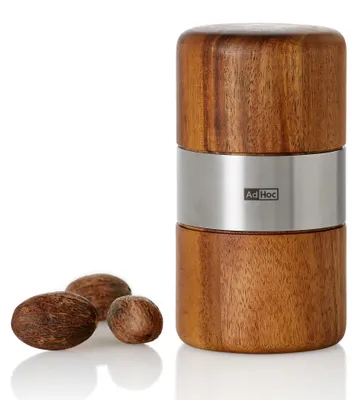 Produktbild von AdHoc Muskatmühle Muskato, mit original AdHoc PreciseCutDuo®, Akazienholz / Edelstahl