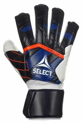 Produktbild von Select - "04 Protection" Torhüter-Handschuhe für Kinder PP5108 (3) (Weiß/Schwarz/Blau)