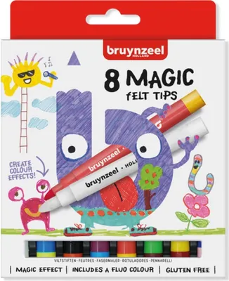 Produktbild von Bruynzeel Filzstifte 8 magische Filzstifte