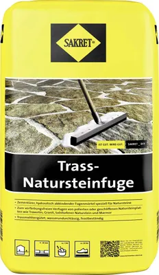 Produktbild von SAKRET Trass-Natursteinfuge 6 - 30 mm grau 25 kg