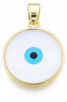 Produktbild von MIXFORM Messing Glas Anhänger Auge 19x16mm