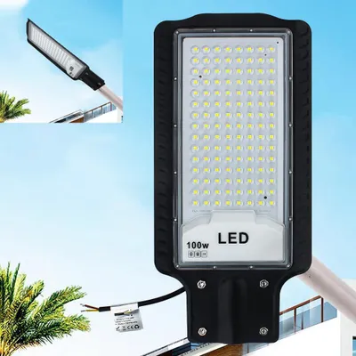 100W LED-Straßenleuchte 6500K IP66 Aluminium Außenleuchte
