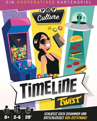 Produktbild von Asmodee GmbH Asmodee Timeline Twist Pop Culture