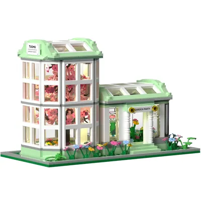 Produktbild von Blumen Botanical Bauset mit LED-Lichtern Sakura, Bausteine 827 St. Spielbausteine