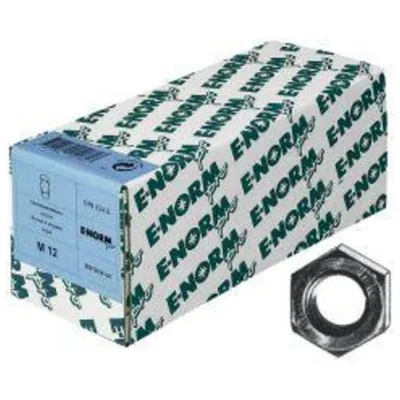 Produktbild von 1.000 Stück E-NORMpro DIN 934 8 galZn M8 HP E-NORMpro (Sechskantmuttern D934)