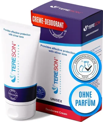 Produktbild von Tereson® Deo Creme 40ml, Parfümfrei, Langzeit-Schutz Achseln