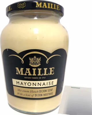 Produktbild von Maille Mayonnaise Gourmet mit einem Hauch Djon Senf (320g Glas) + usy Block