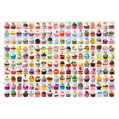 Produktbild von Eurographics Cupcakes Galore 2000pcs, 1000 Stück(e), Speisen und Getränke
